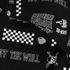(WMNS) Vans Printed Long Sleeve Hoodie 'Black White' Women's VN0A4UTVZFP