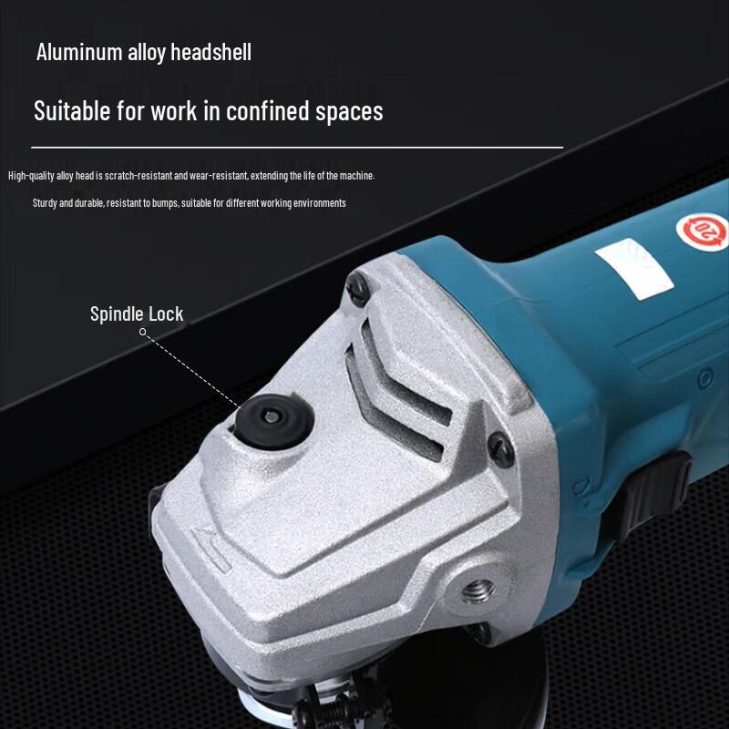 Угловая шлифовальная машина Makita M9511B с передним переключателем, штекер CN (адаптер в комплекте)