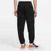 Спортивные вязаные джоггеры прямого кроя с кулиской, мужские брюки с логотипом Air Jordan, черные CZ4844-010