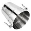 Stainless Steel Stainless Steel Ice Bucket Polished Finish Metal Beverage Bucket  Bar