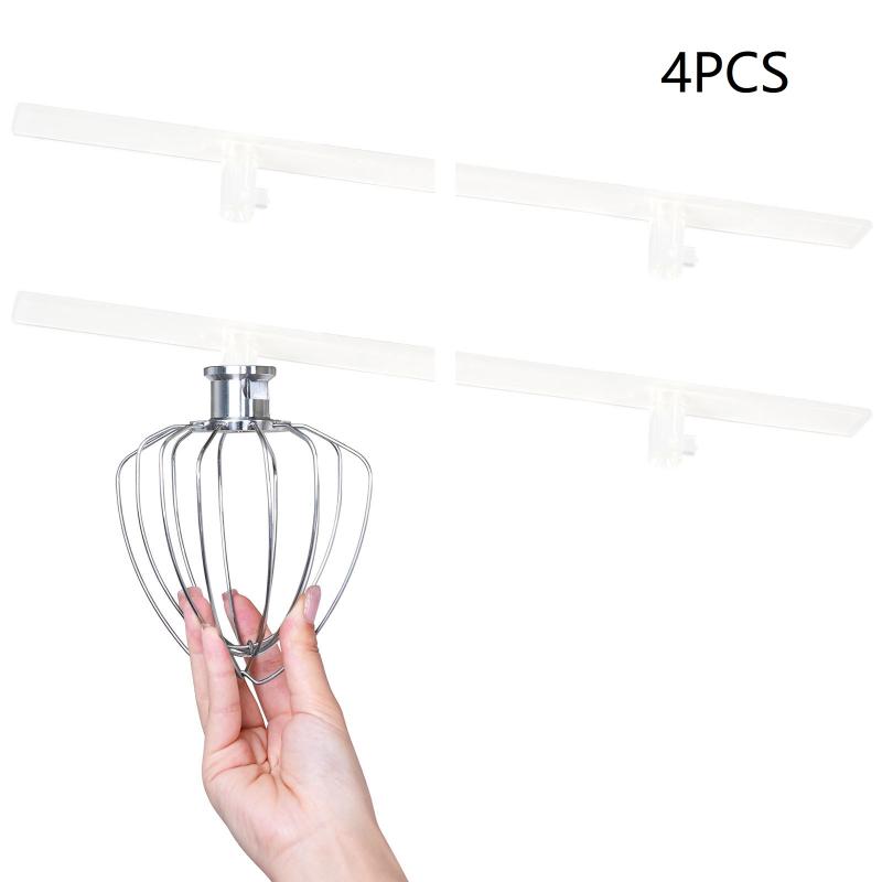 Under Cabinet Mixer Holder 4Pcs No-Drill Screw-Free Stand Mixer Storage Bracket for Small Kitchen Pantry