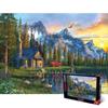 Ferret Jigsaw Puzzle, Sunset Villa View, 1000 Pieces Jigsaw Puzzle, Childrens Games, Educational Toys