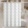 Bathroom Thickened Waterproof Curtain Mildew Proof Shower Curtain Shower Partition Curtain Shower Curtain Bathroom Curtain Free Perforation