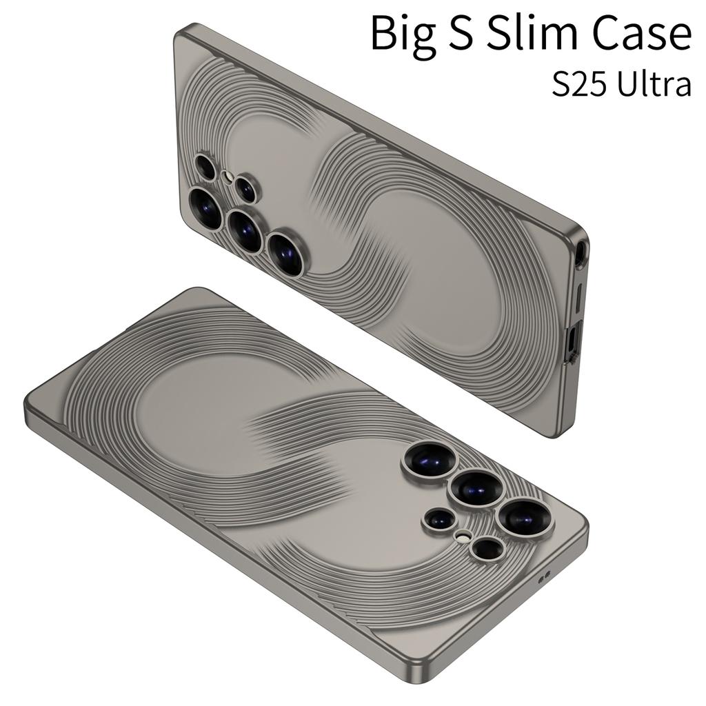Для Samsung Galaxy S25 Ultra Чехол Твердый ПК Ультратонкий Задняя крышка телефона S-образный дизайн