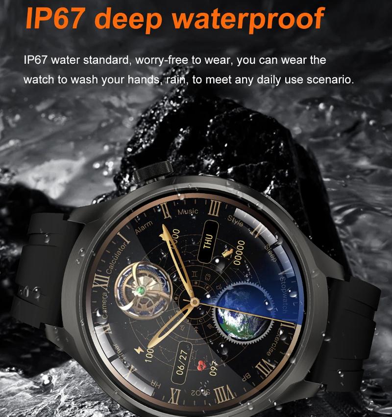 2025 Новые GPS Спортивные NFC Модные Смарт-часы Мужские 1,85" AMOLED Экран Пульс Кровяное Давление Здоровье Смарт-часы Для IOS