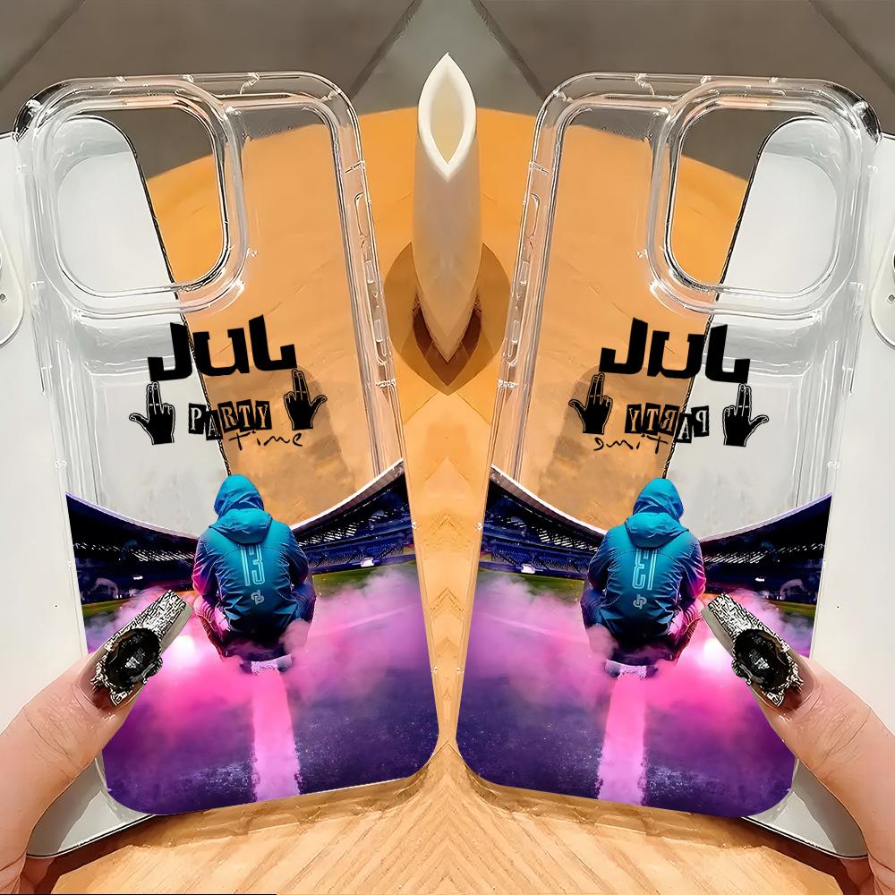 JuL C'est Pas Des Lol Rappers Phone Case for Samsung Galaxy S25 S24 S23 S22 S21 S20 Note20 10 FE Ultra Plus 4G 5G Clear Cover
