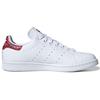Adidas Originals Stan Smith Synthetic Leather Durable Low-Top Sneakers Women Sneakers White Red FY1714