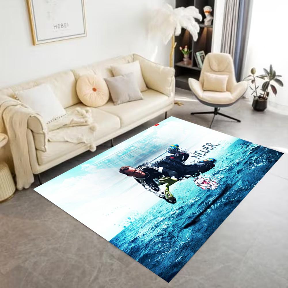 Goalkeeper Action Carpet Perfect for Game Room Balcony Study room Dining Room Antislip Carpet Decorate Offices
