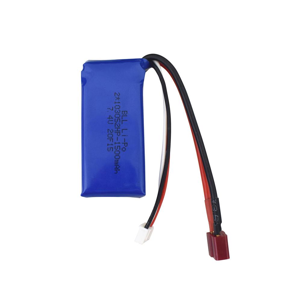 7.4V 100mAH Battery T Plug Part For WLTOYS A9-/A96-/A97-/144001