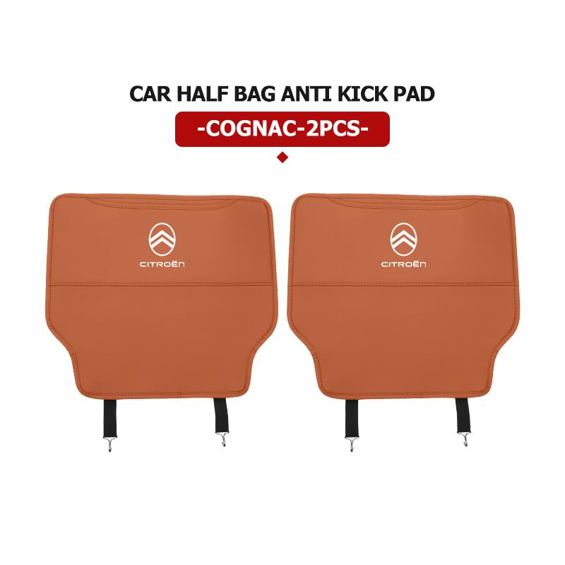 POOR1 Car Seat Back Anti Kick Cover Pad Anti-dirty Protector Mat For Citroen C5 C1 C2 C6 C4L DS3 DS4 DS5 C-Elysee Grand Berlingo