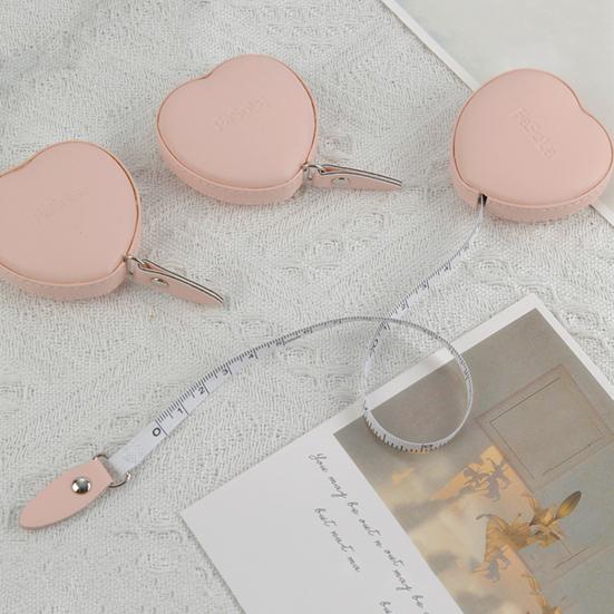 150 см Сердце Выдвижная рулетка Мягкая Мини измерительная лента Портативный Портной Шитье