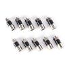 10 Pcs Rg6 F Type Compression 2.7Cm High Quality Snap Seal Plug Connector