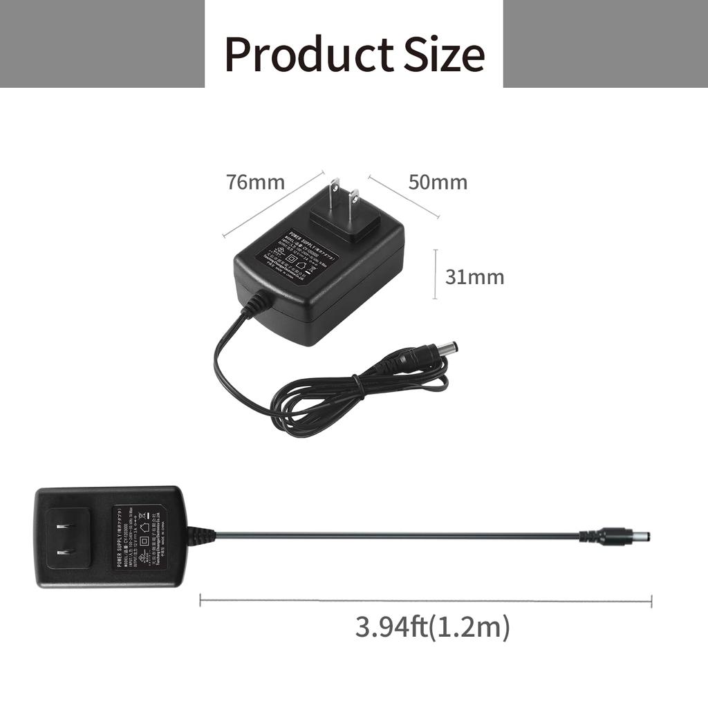 PSE Certified AC To DC 12V 3A Adapter General Purpose AC Adapter Maximum Output 36W Switching Type Charger Power Adapter Outer Diameter Diameter LED