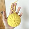 Милый Плюшевый Кошелек-Монетница в Форме Паровой Булочки С Брелоком Полиэстер Мини-Кошелек Для Женщин Подарок