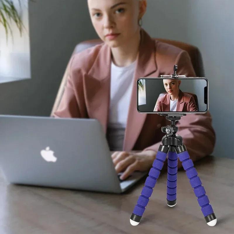 Мини универсальный фото штатив для телефона штативы штатив мини-держатель для камеры клипса смартфон монопод подставка для трипа