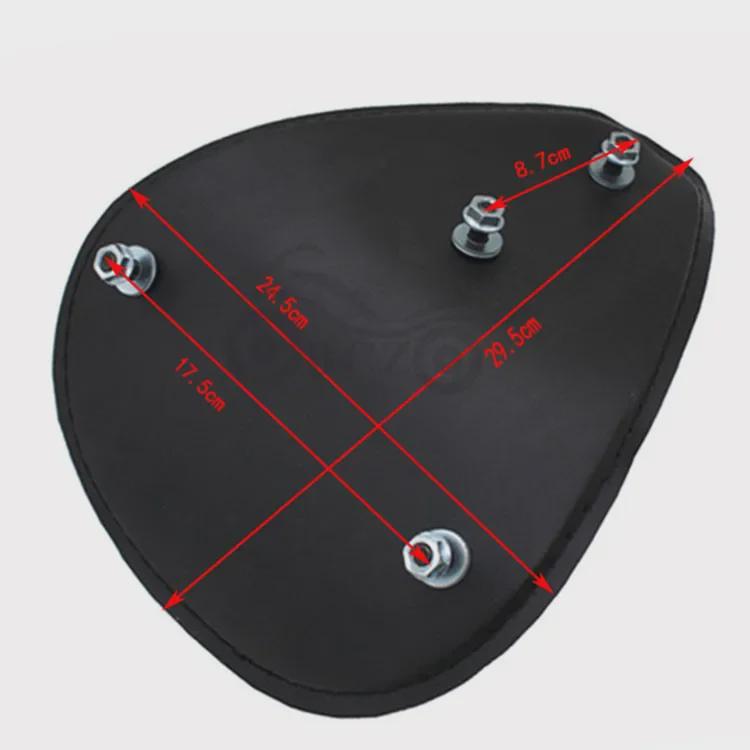 Кожаное пружинное сиденье Skull Retro для Harley Sportster XL883/XL1200/X48