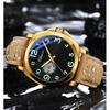 Luminous Tonneau Shaped Watch For Men Automatic Mechanical Wristwatches Waterproof Skeleton Dial Watches Waterproof