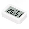 Thermometer Hygrometer LCD Display AM PM  Fahrenheit   Celsius  Switchable Real Time Monitoring Date Clock Mini