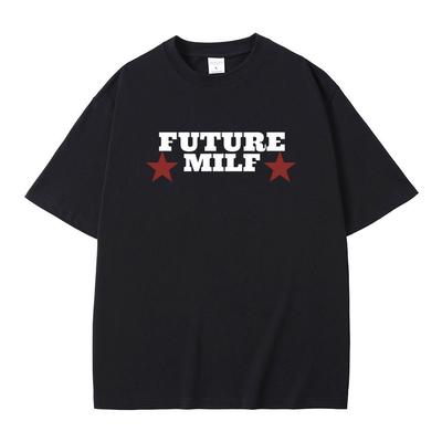 Футболка с графическим принтом рэпера Future Milf для мужчин и женщин, хип-хоп, винтажная, мужская оверсайз, уличная мода, мужская мода, повседневные футболки