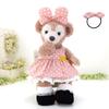Cushu Cush Duffy and ShellieMay Costume Toy Sold Made In Cute Light Pink Polka Dot and Set (Plush Separately) Japan. Dress, Headband, Petticoat,