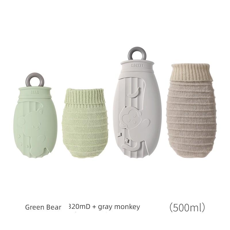 Fasola Warm Water Bottle Hand Warmer Magic Device, Thickened Explosion-Proof Water-Filled Hot Water Bag for Women, Small Size, Waist Warmer, Hot