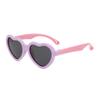 New Fashion Kids Sunglasses Heart-shaped Baby Sunglasses Sunshade Children Silicone Polarized Sunglasses 23070