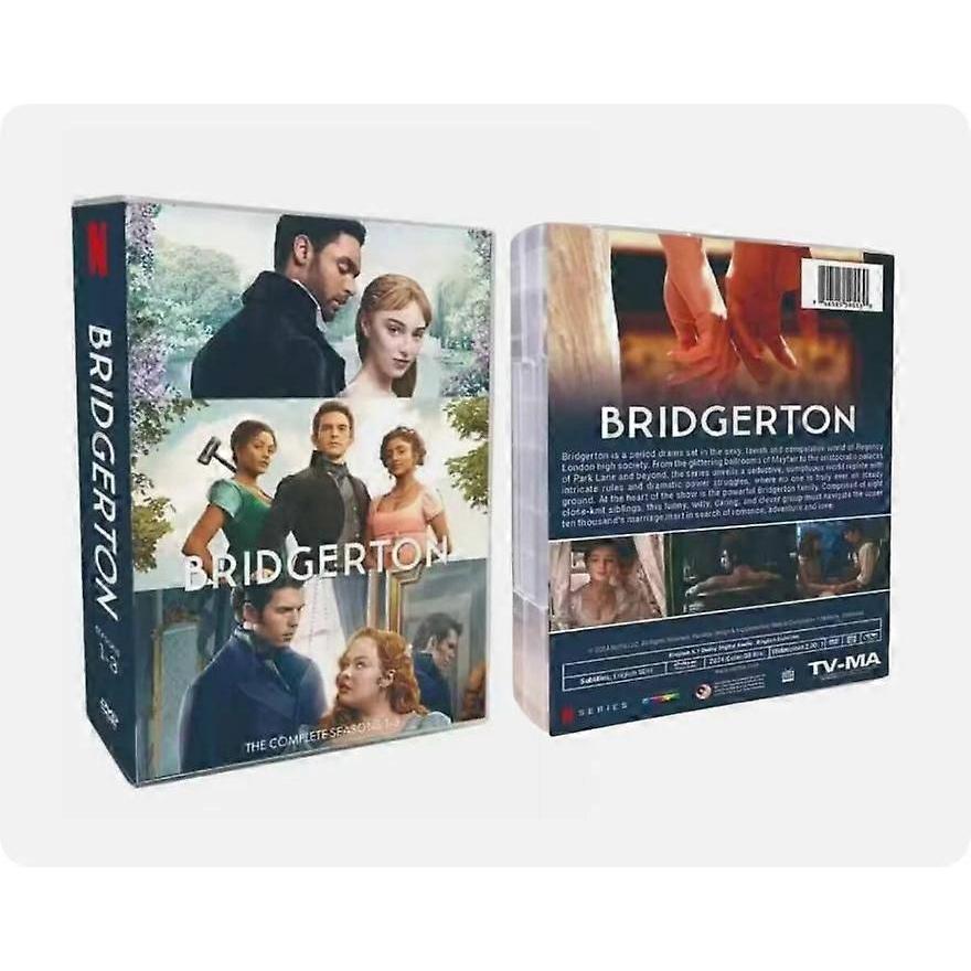 Бриджертоны Сезон 1-3 DVD Сериал 9 Дисков Новый Набор