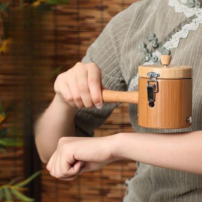 Ручные инструменты для моксотерапии. Бытовая палочка для моксотерапии. Противоскользящая задняя рама из цельного дерева и бамбука. Коробка для моксотерапии всего тела.