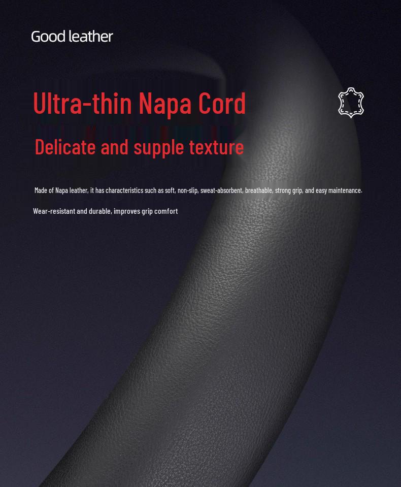 Индивидуальная накладка на руль из натуральной кожи для моделей Leapmotor B10/2026 цвета Star Heng Purple