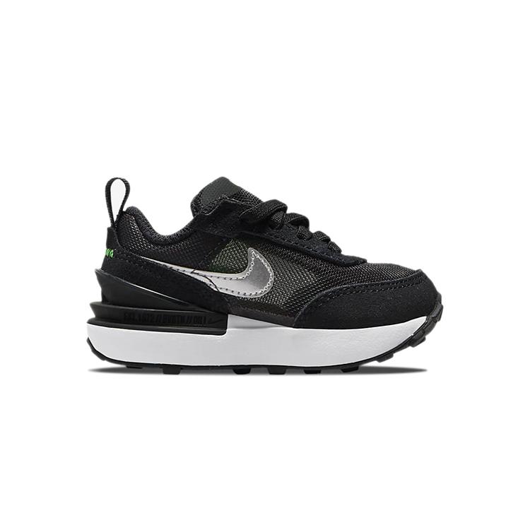 Nike Кроссовки Waffle One Low для малышей Черно-зеленые Младенцы и малыши DC0479-004