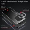 Пескоструйный чехол с алюминиевой задней панелью для OnePlus Ace 3 Pro Ace3 Ace 3V 2 Pro Ace3 1+ 12R 11R Металлическая защитная крышка для камеры