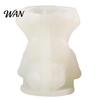 DIY Scented Candle Casting Molds Angels Cherub Silicone Mold, 3D Angel Resin Mold for Making Craft Candles Soap Plaster Chocolate Easy Demoulding