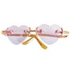 Mini Plush Doll Plush Doll Eyeglasses For 10/15cm Dolls Glasses Clothes Cute Heart Frame