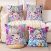 Anime Kangel Pillow Cushion Cover Pillowcase Living Room Sofa Home Decor Customized