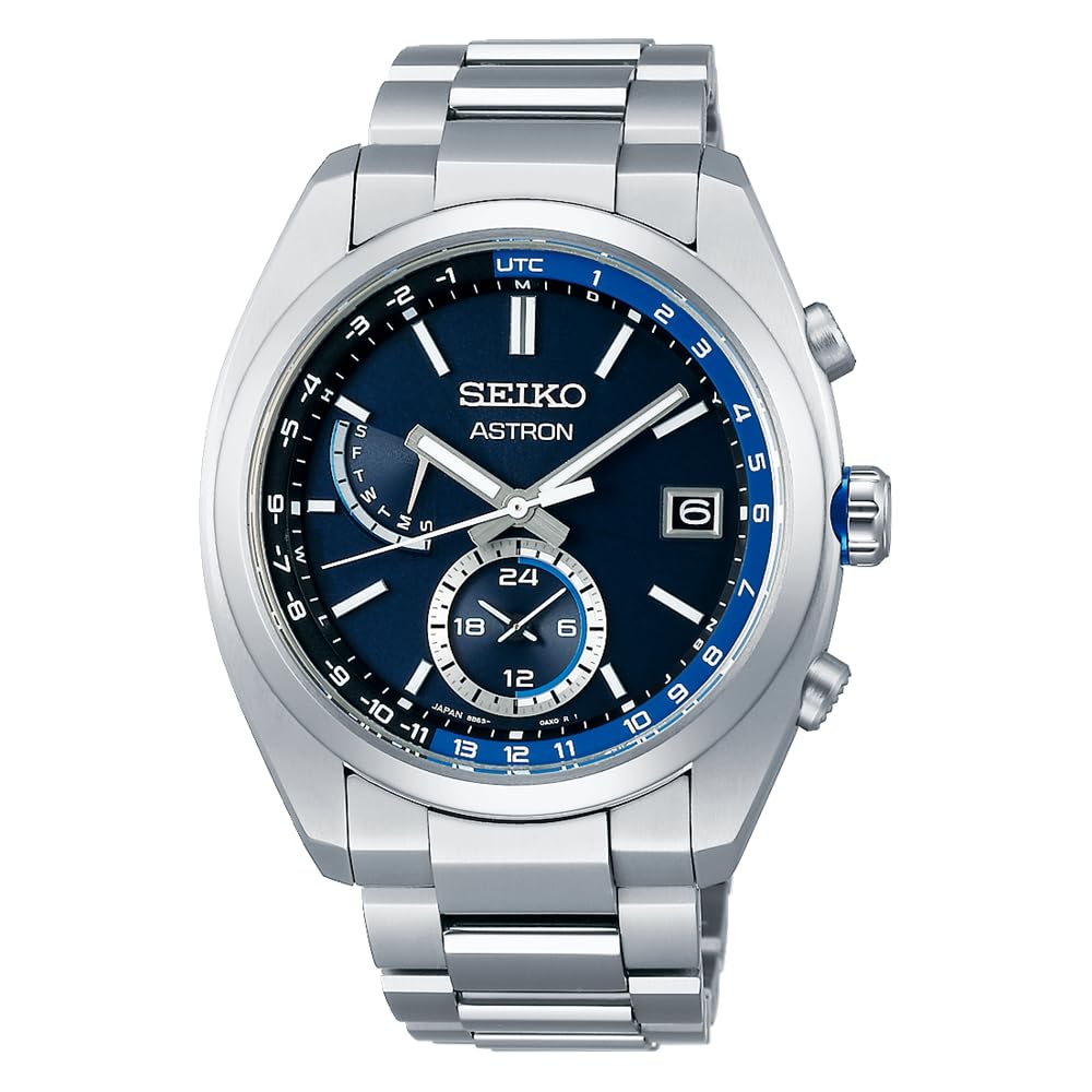 Seiko Watch Astron Solar Radio Wave Line SBXY013 Silver Watch Men's