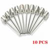 10PCS Metal Adaptor Adapter Football Pump Basketball Inflator Needles VolleyBall
