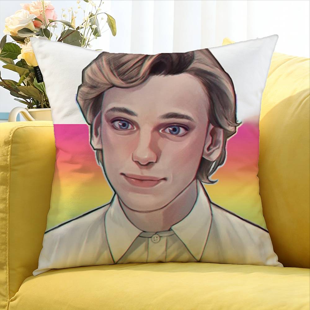 Actor JJamie Campbell World Various Sizes Square Pillow Case For Car Home Bedchamber Decor