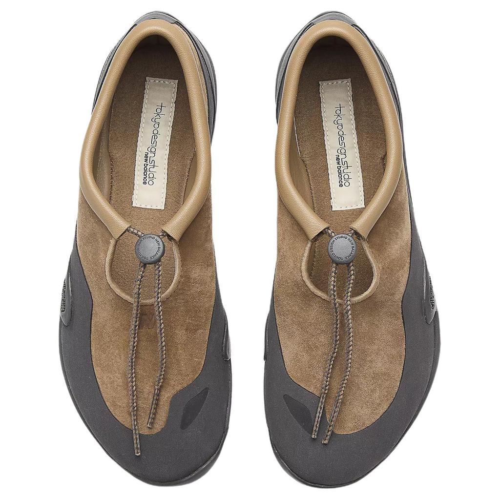 Tokyo Design Studio X New Balance MT10T Raw Leather Black Unisex Sneakers Tan Black-Cement MT10TOK2