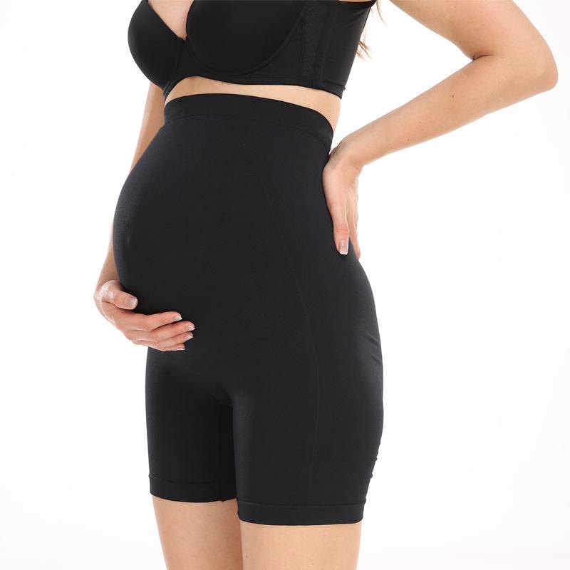 High-Waisted Breathable Maternity Support Pants for Late Pregnancy