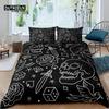 Home Living Luxury 3D Color Skull Bedding Set Duvet Cover Pillowcase Kids Bedding Set Queen and King EU/US/AU/UK Size