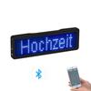 Bluetooth светодиодный цифровой значок Insignia DIY программируемый светодиодный знак прокручивающаяся доска объявлений перезаряжаемый мини светодиодный дисплей имя тега