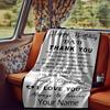Dad Angel Wings Blanket Personalized Name Soft Comfortable Stylish Blanket Car Blanket Perfect For Travel Camping Outdoor Home Suitable For All