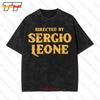 Directed By Sergio Leone Vintage Oversized T-Shirt LHRW