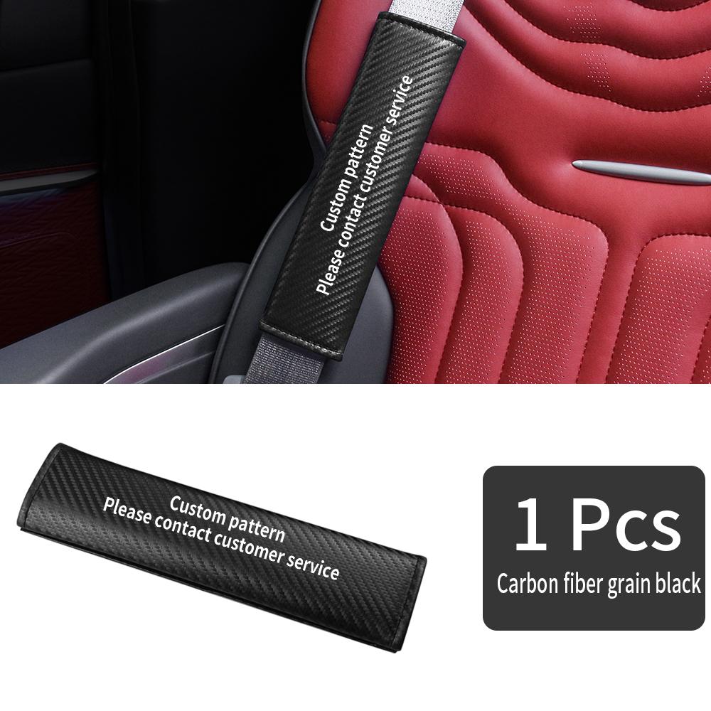 Car Seatbelt Shoulder Protector Cover Carbon Fiber Safety Belt Shoulder Cover Padding Pad For Renault MEGANE Auto Accessories