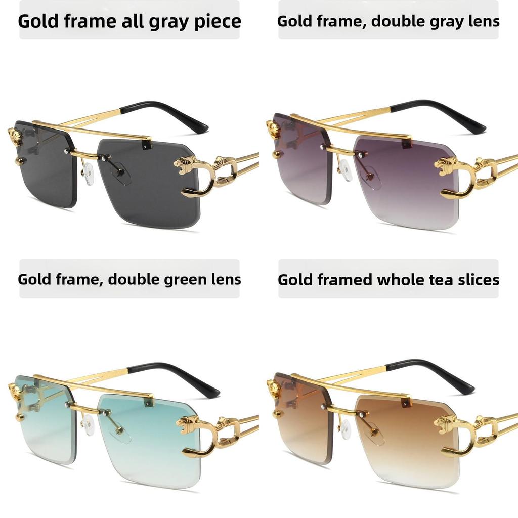 Metal Frame Sunglasses Men Women Polarized Uv Blocker For Outdoors And Driving