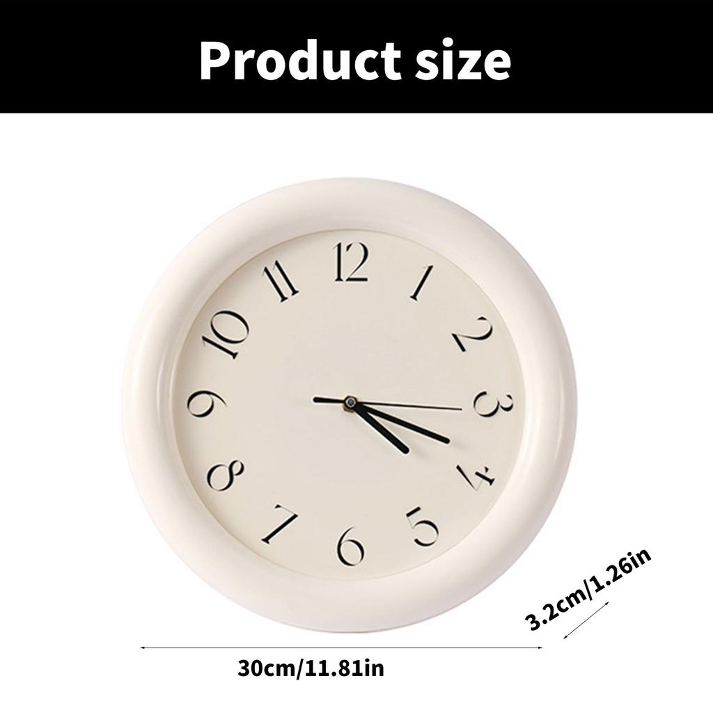 Wall Clock Ornament Unique Fashion Creative Mute Art Clock Decorative Clock for Kitchen Study Room Living Room Home
