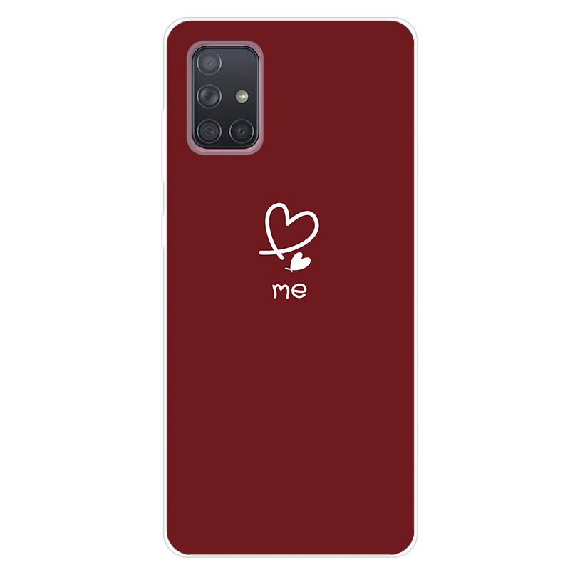 For Samsung Galaxy A51 A71 Case Soft Silicone Cute Cartoon Panda Phone Cases For Samsung A 51 A515F Galaxy A71 A715F Cover Funda