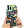 Новый щенок с граффити подходит для чехла для мобильного телефона iphone17 Apple 15promax/16 противоударного 13pro12/11x.
