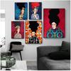 Abstract Girl Hair Flower Bird Posters and Prints Vintage Wall Art Canvas Painting Wall Pictures for Living Room Decor