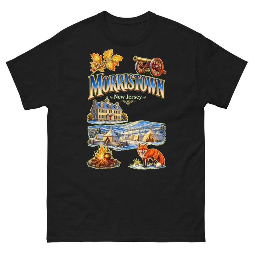 Morristown New Jersey T-Shirt, Historic Souvenir Tee, Travel Keepsake Gift Shirt